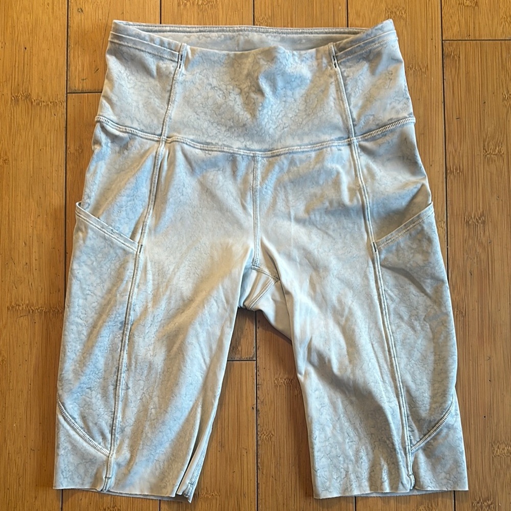 Lululemon Biker Shorts | Light Blue